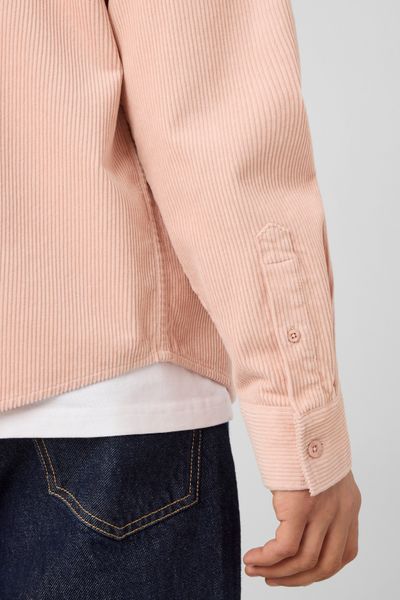 Chemise en velours c&ocirc;tel&eacute;