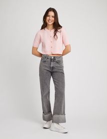 Gilet manches courtes fantaisie