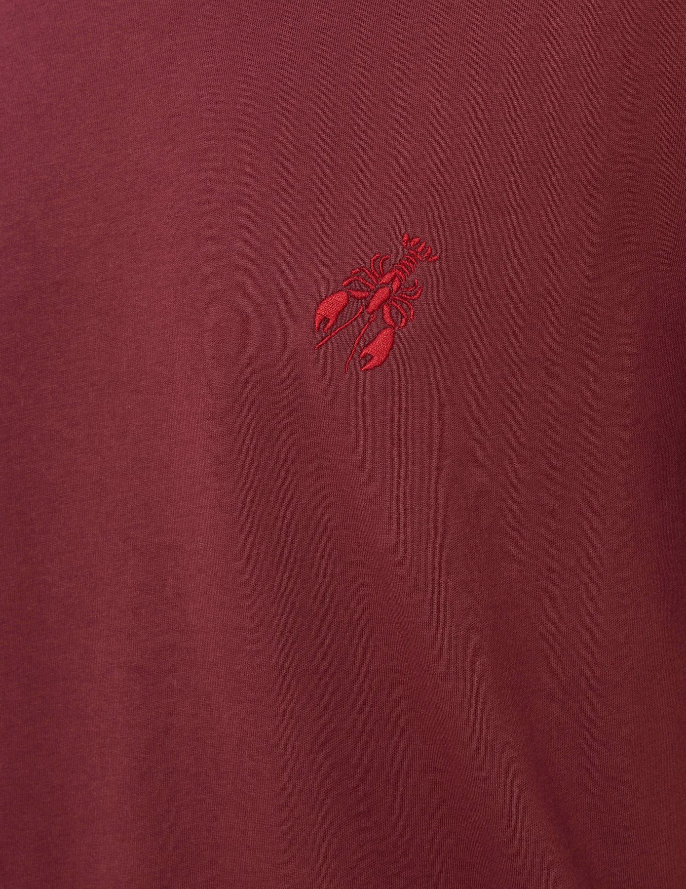 T-shirt broderie poitrine