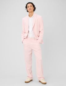 Pantalon urbain  fluide &agrave; plis