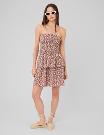 Robe bustier en broderie anglaise