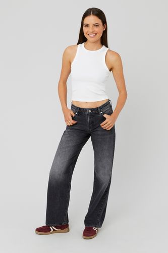 Jean straight taille basse
