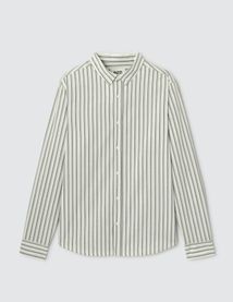 Chemise rayée droite