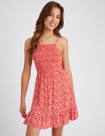 Robe courte imprimée