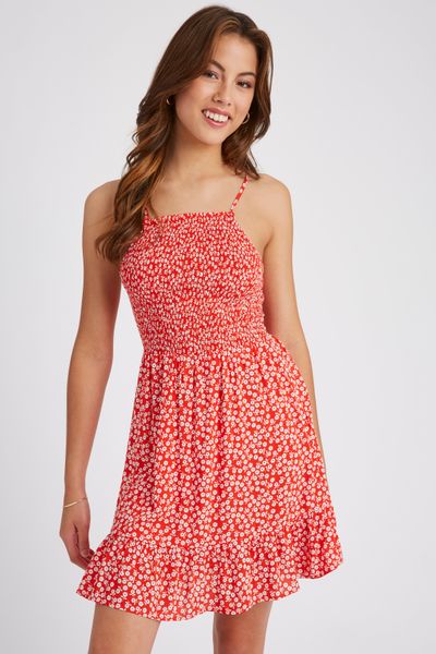 Robe courte imprimée