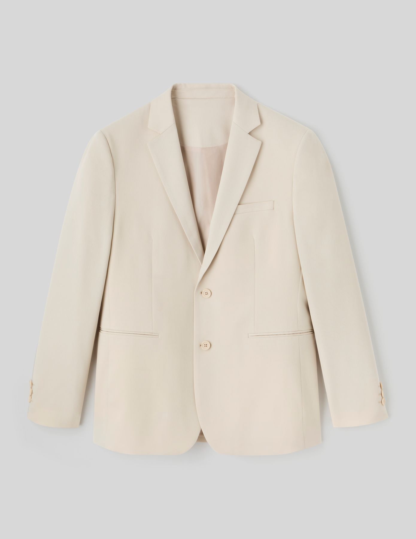Veste de costume coupe droite