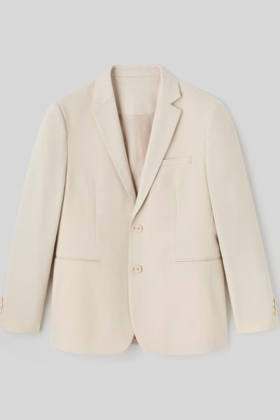 Veste de costume coupe droite