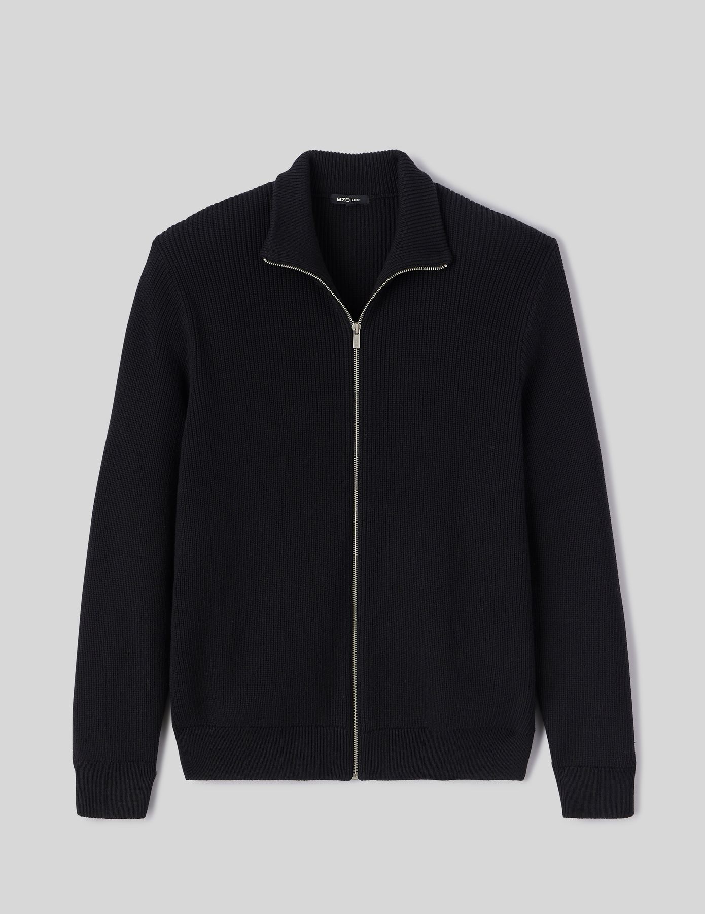 Pull col montant zippé