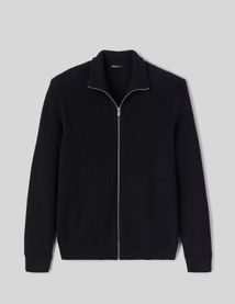 Pull col montant zippé