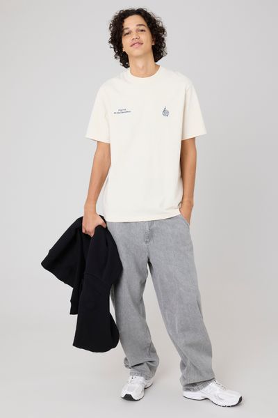 T-shirt broderie poitrine