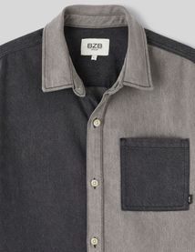 Surchemise en jean patch