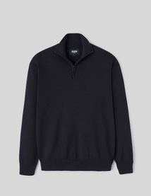 Pull col montant zippé