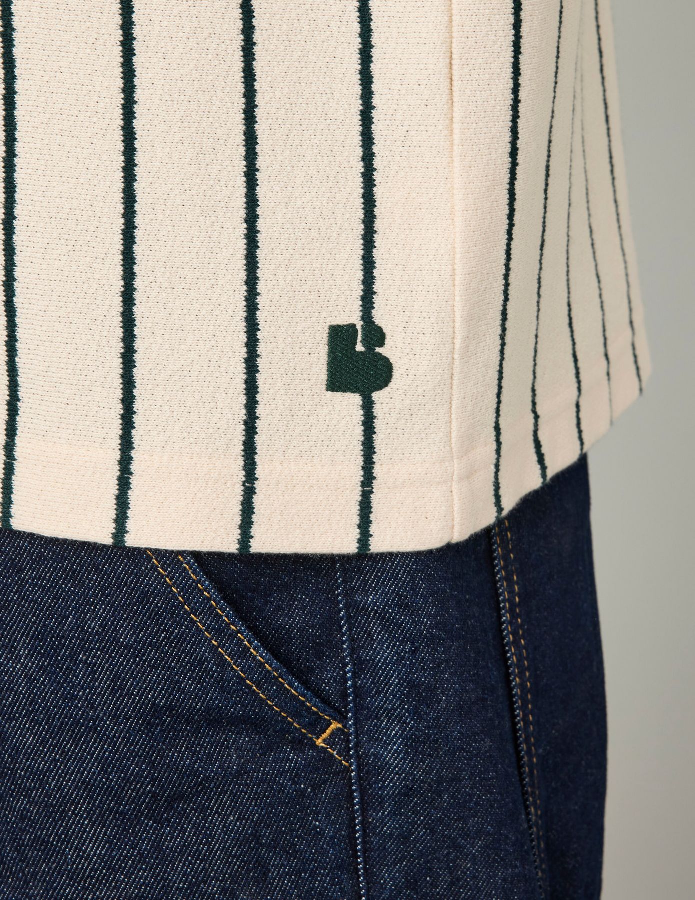 Polo &agrave; rayures