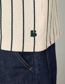 Polo &agrave; rayures