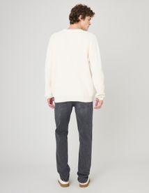 Pull chenille col rond