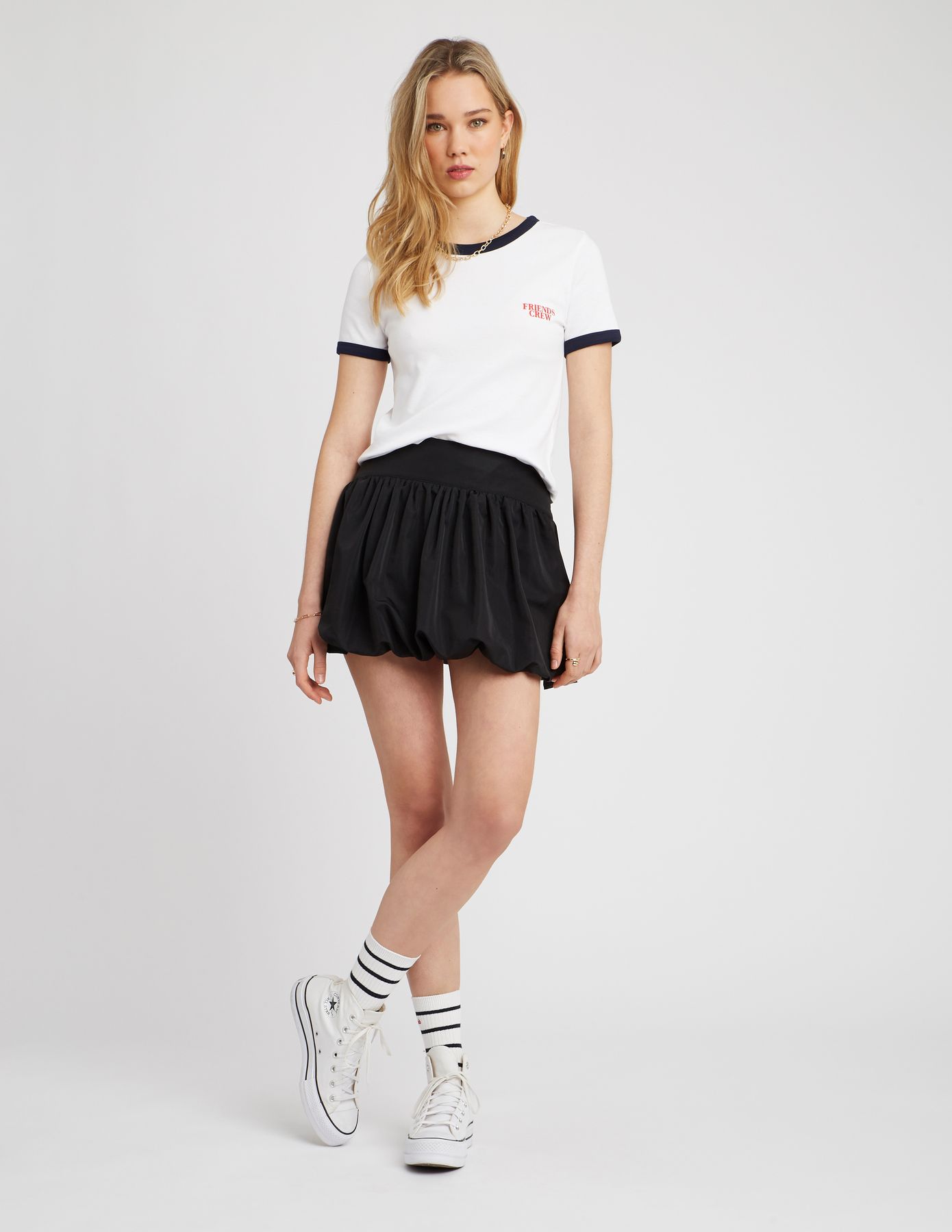 T-shirt imprimé bicolore