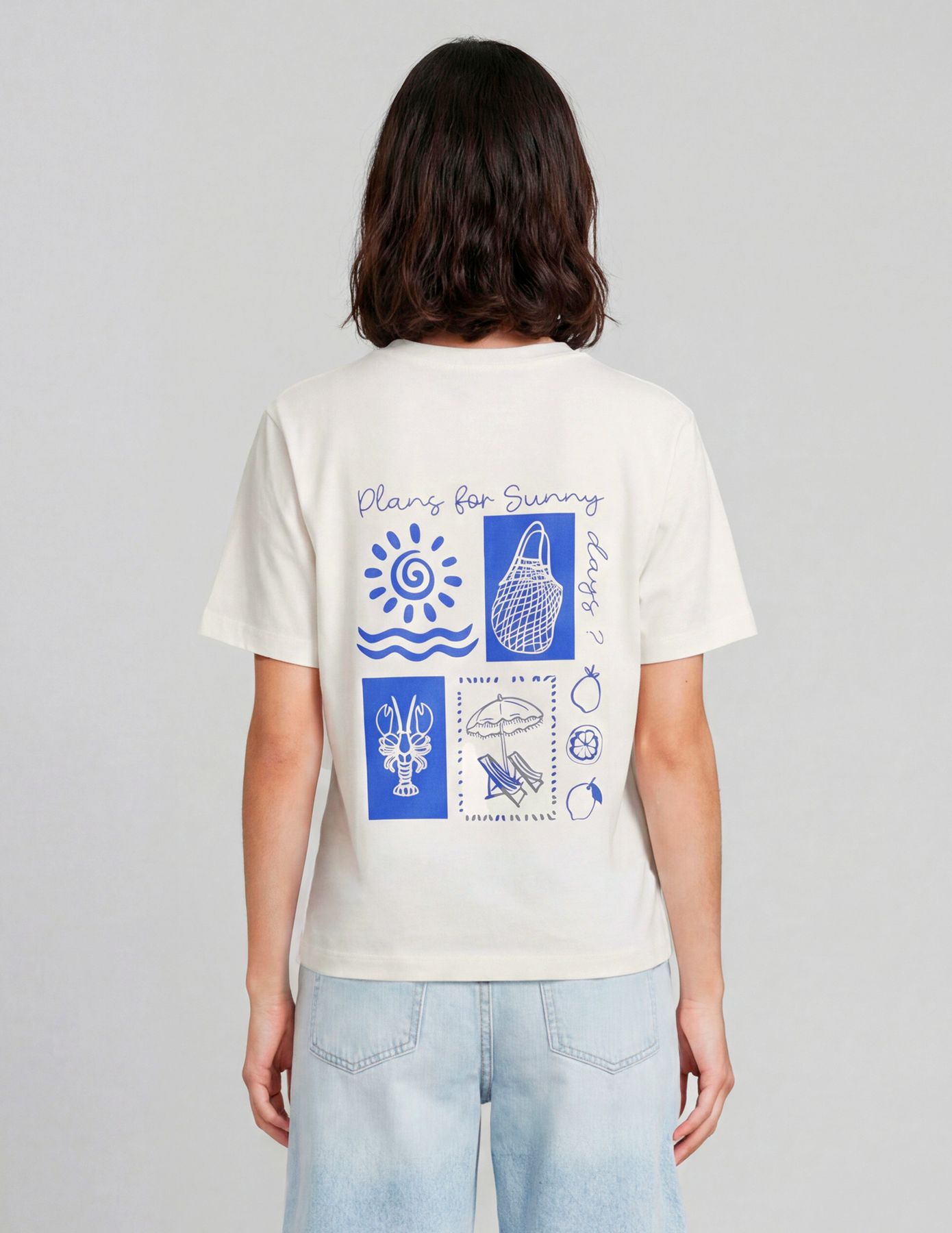 T-shirt imprim&eacute; devant/ dos