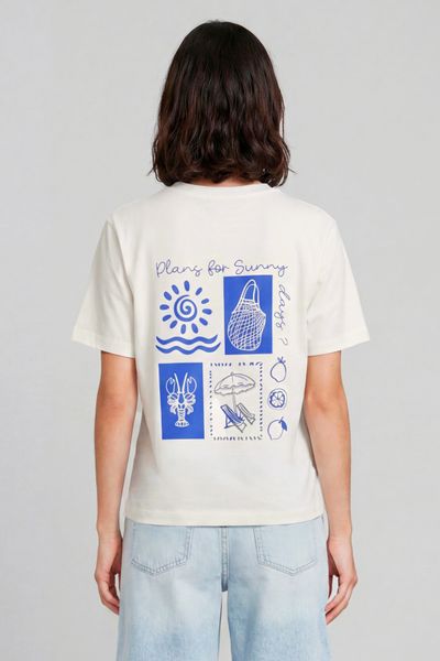 T-shirt imprim&eacute; devant/ dos