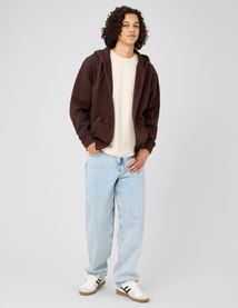 Sweat zipp&eacute; &agrave; capuche