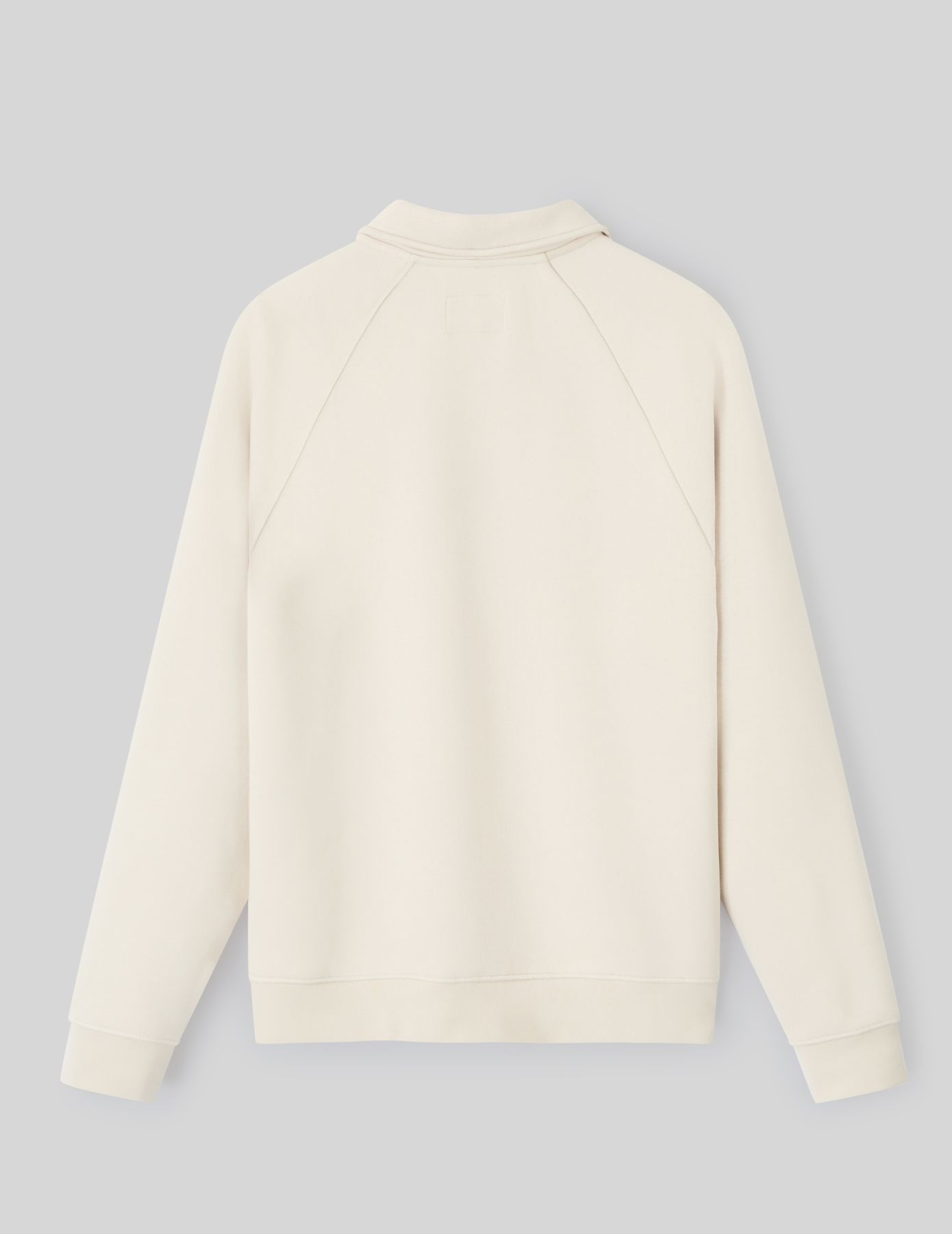 Sweat col polo zippé