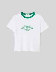 T-shirt bico imprimé
