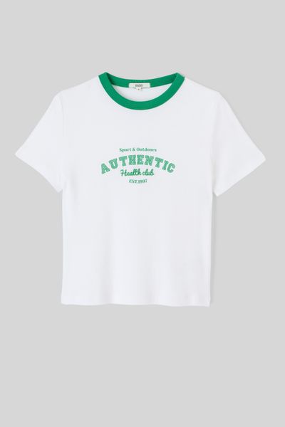 T-shirt bico imprimé