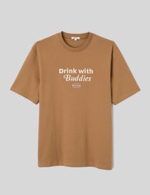 T-shirt imprim&eacute; et brod&eacute;