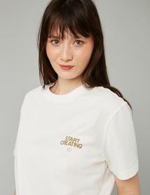 T-shirt imprimé devant/dos