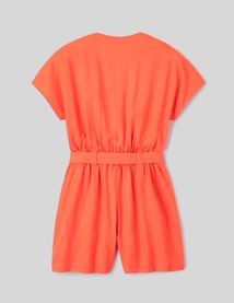 Combinaison short en lin