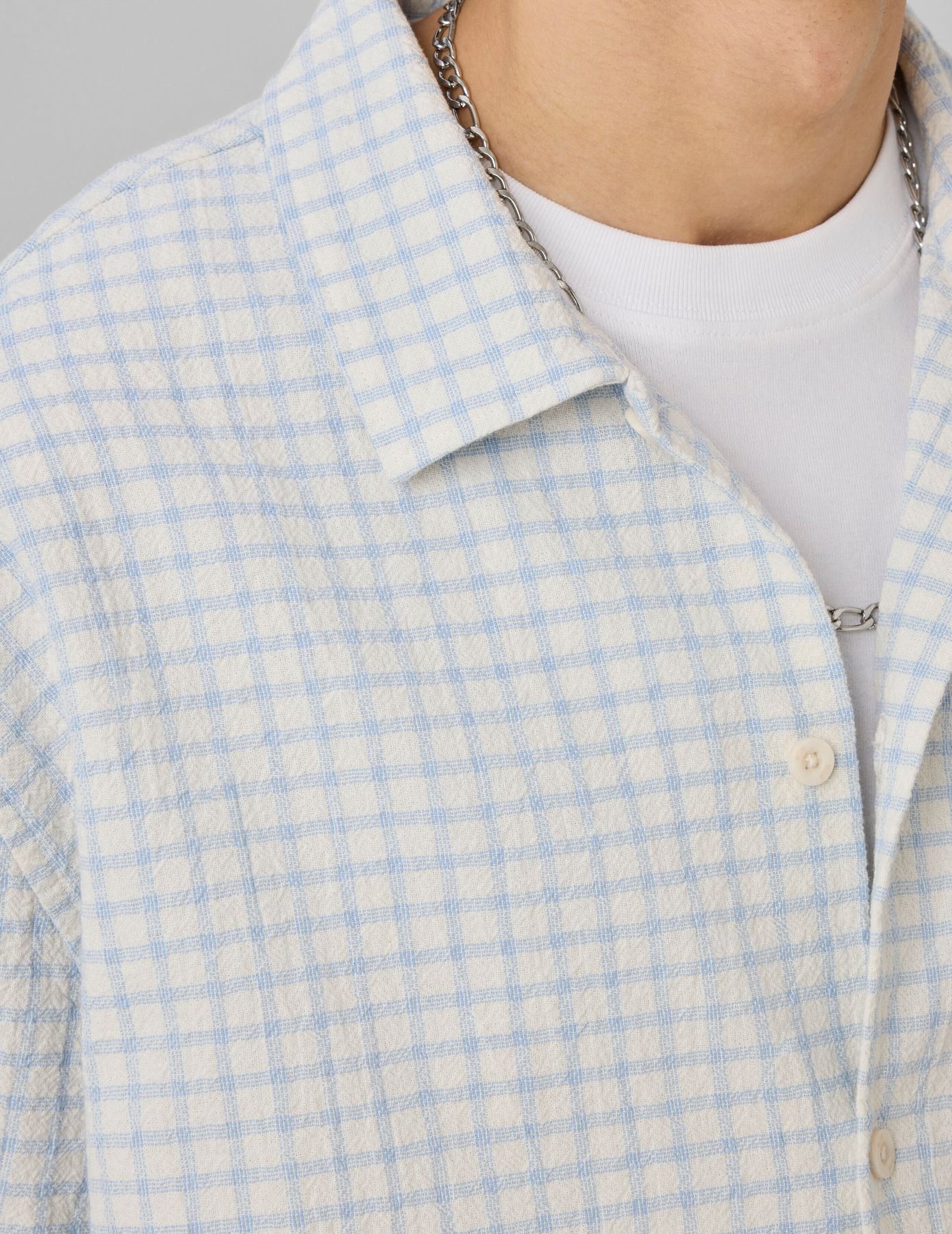 Chemise manches courtes &agrave; carreaux