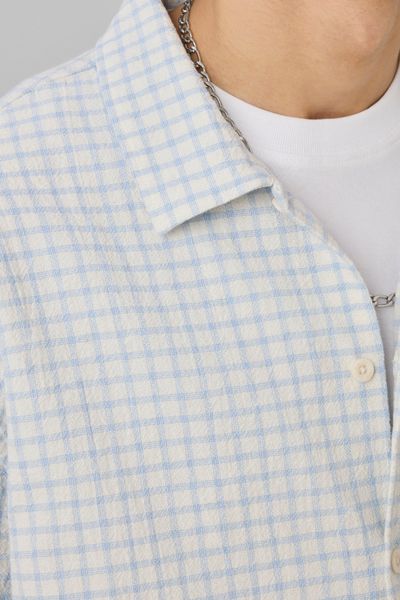 Chemise manches courtes &agrave; carreaux