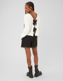Gilet noeuds sequins
