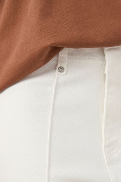 Jean wide leg surpiqures