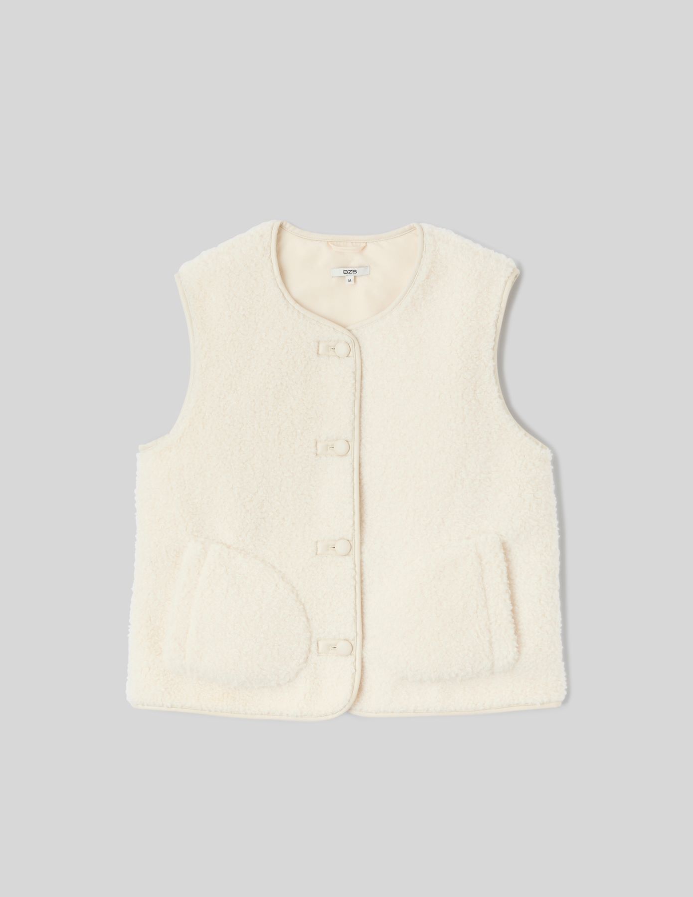 Gilet sans manches sherpa