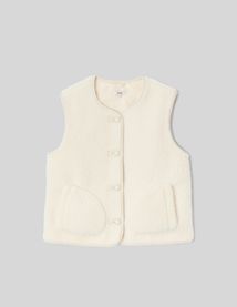 Gilet sans manches sherpa