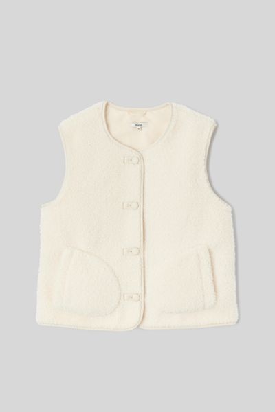Gilet sans manches sherpa