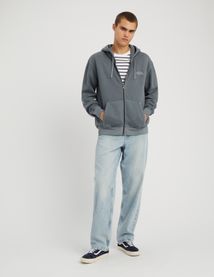 Sweat zipp&eacute; &agrave; capuche