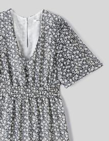 Robe longue imprimée