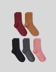 Lot de 5 paires de chaussettes lurex