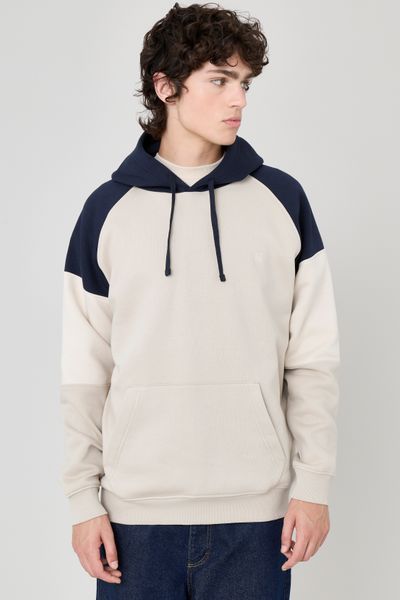 Sweat colorblock à capuche