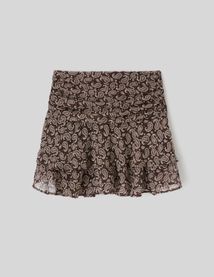 Jupe short imprim&eacute;e
