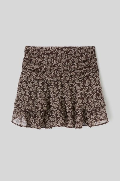 Jupe short imprim&eacute;e