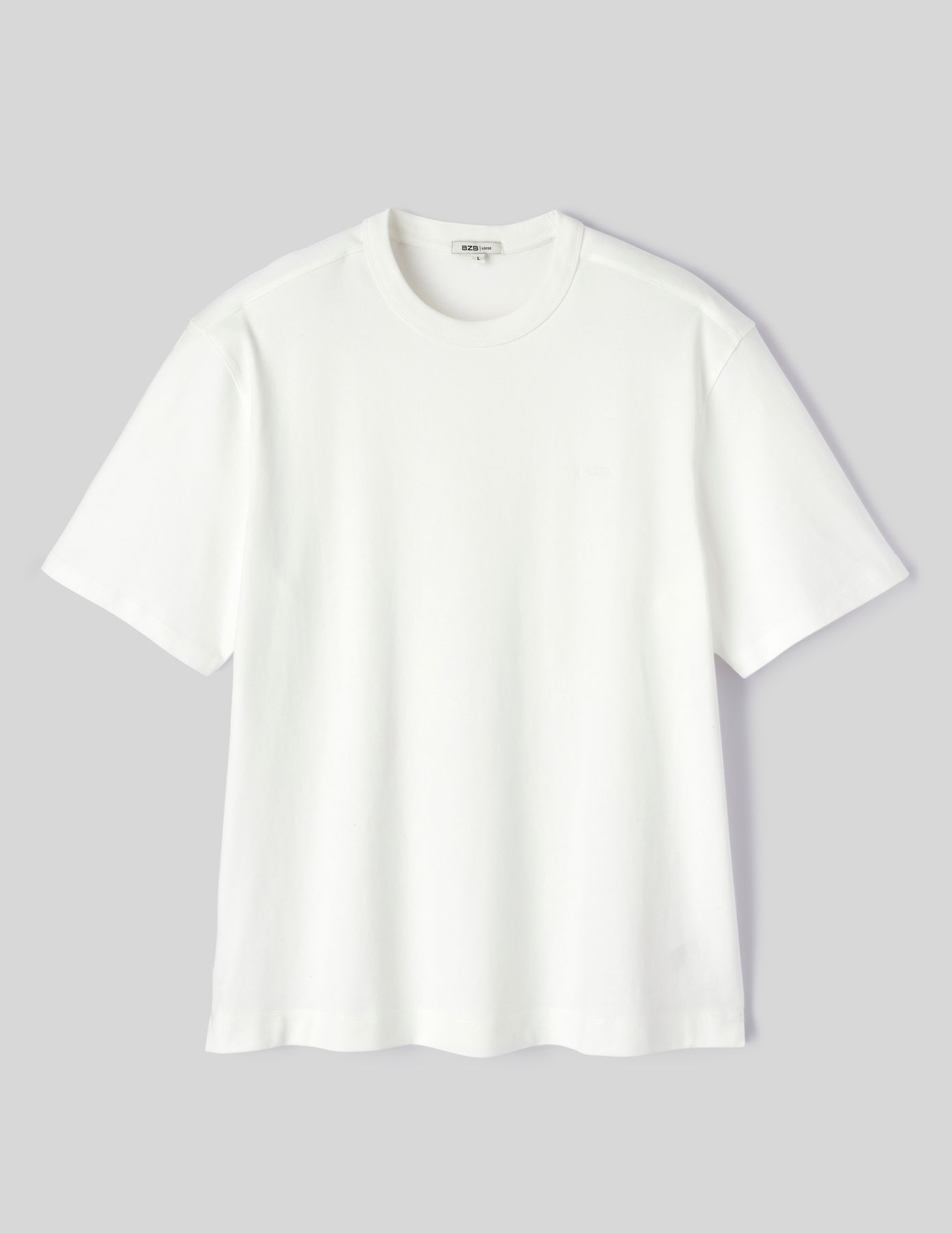 T-shirt lourd touch&eacute; peau de p&ecirc;che