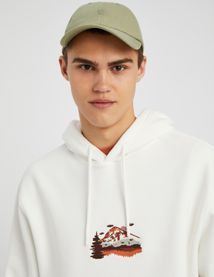 Sweat à capuche brodé