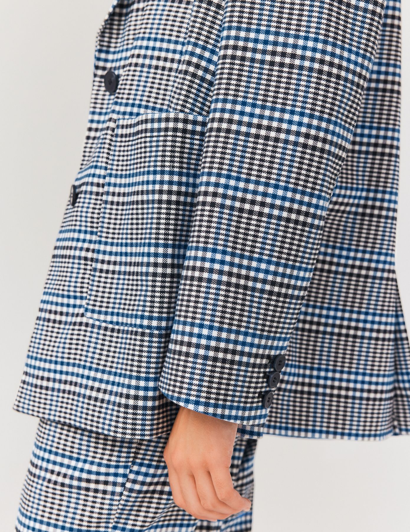 Blazer à carreaux