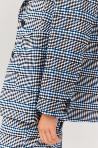 Blazer à carreaux