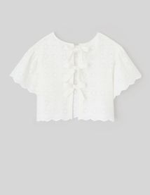 Blouse en broderie anglaise