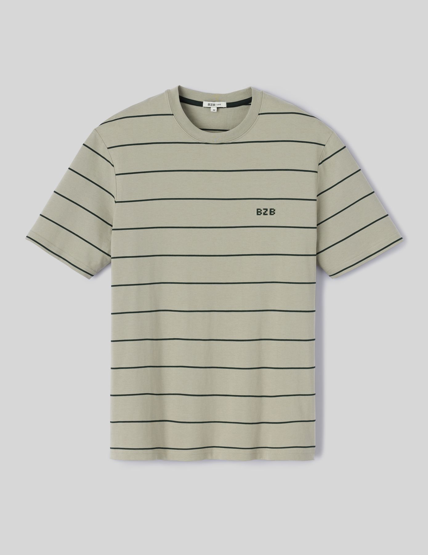 T-shirt oversize &agrave; rayures