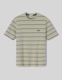 T-shirt oversize &agrave; rayures