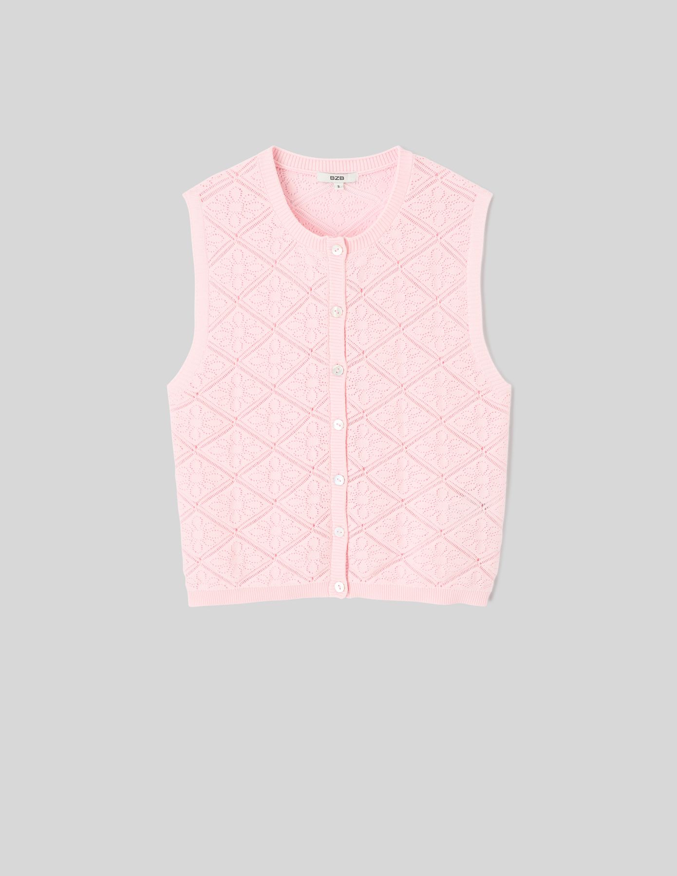 Gilet sans manches en crochet